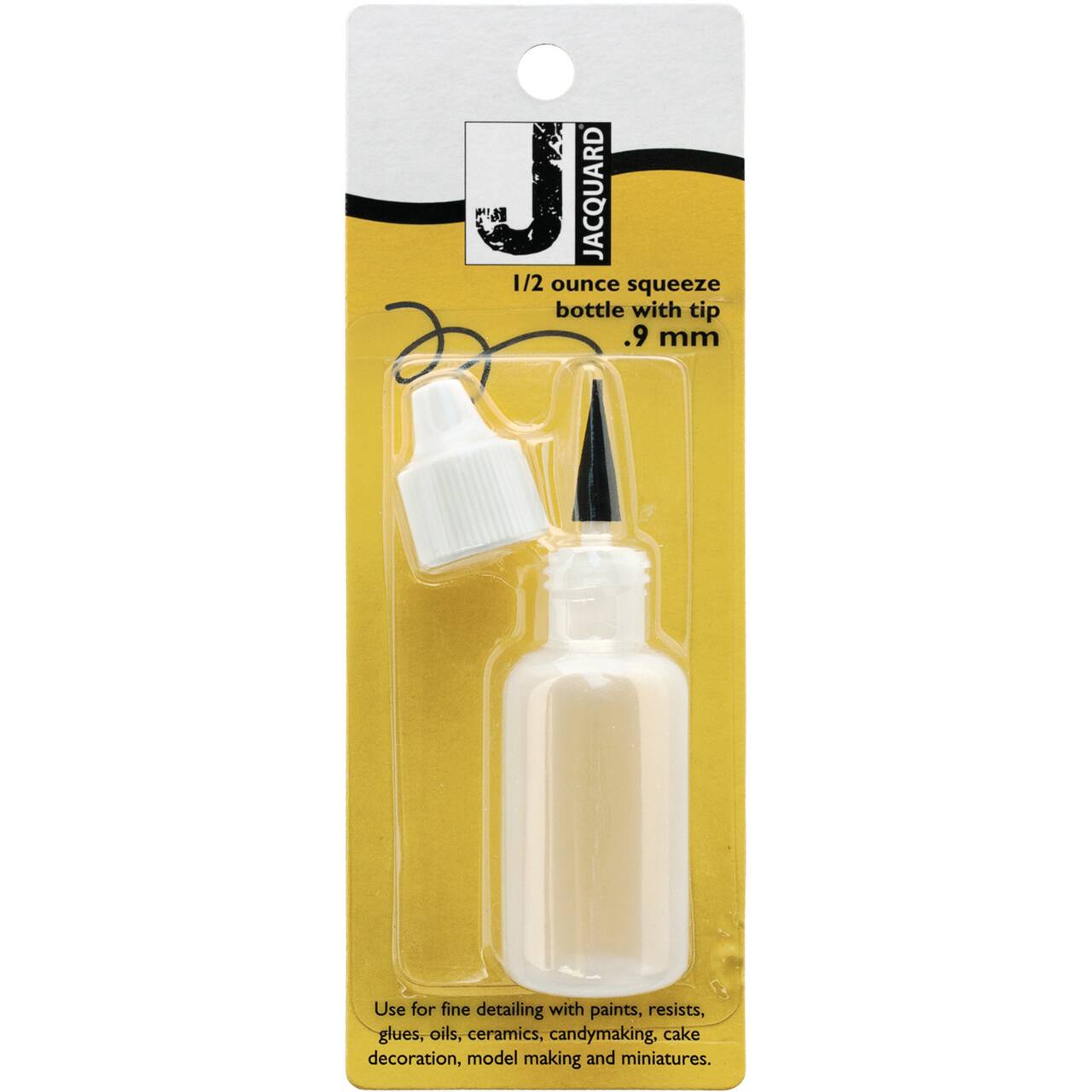 12 Pack: Jacquard Small 1/2oz. Applicator Bottle with Plastic Tip